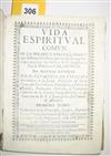 (MEXICO--1689.) Ledesma, Clemente de. Vida espiritual comun de la serafica tercera orden.